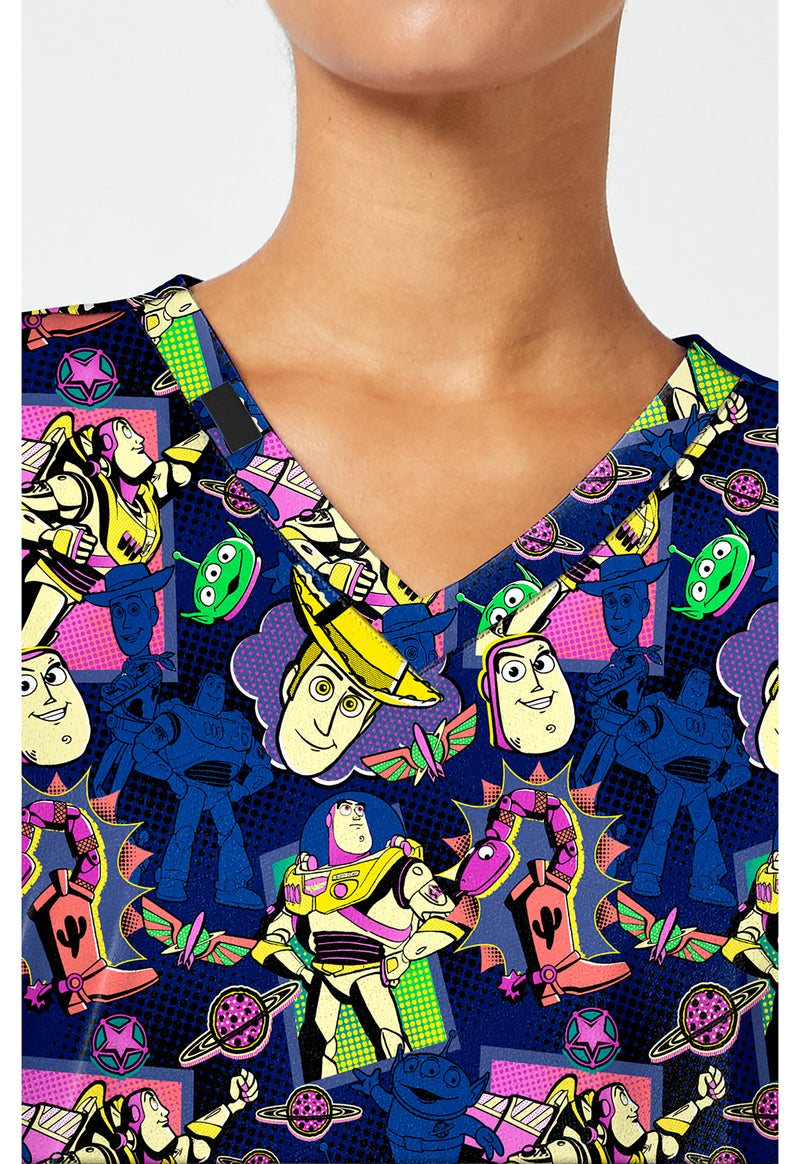 Comic Story - Print V-Neck Top – Disney (View 2)