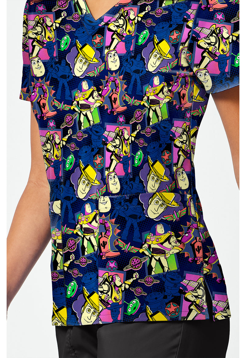 Comic Story - Print V-Neck Top – Disney (View 3)
