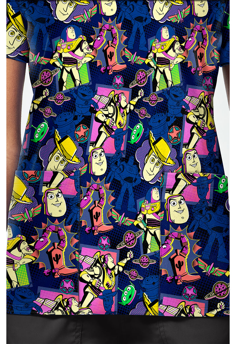 Comic Story - Print V-Neck Top – Disney (View 4)