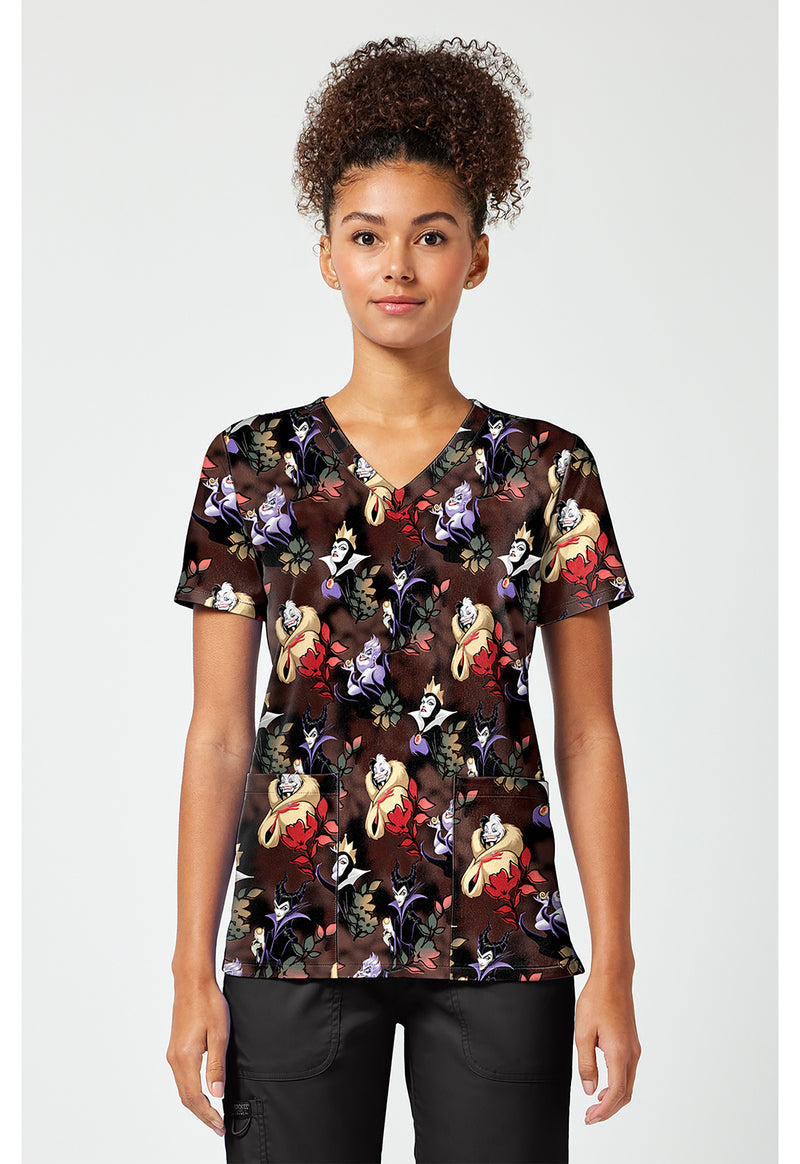 Dark Garden - Print V-Neck Top – Disney