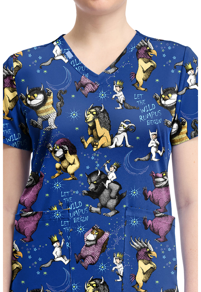 Rumpus Time - Print V-Neck Top – Character Prints (View 2)