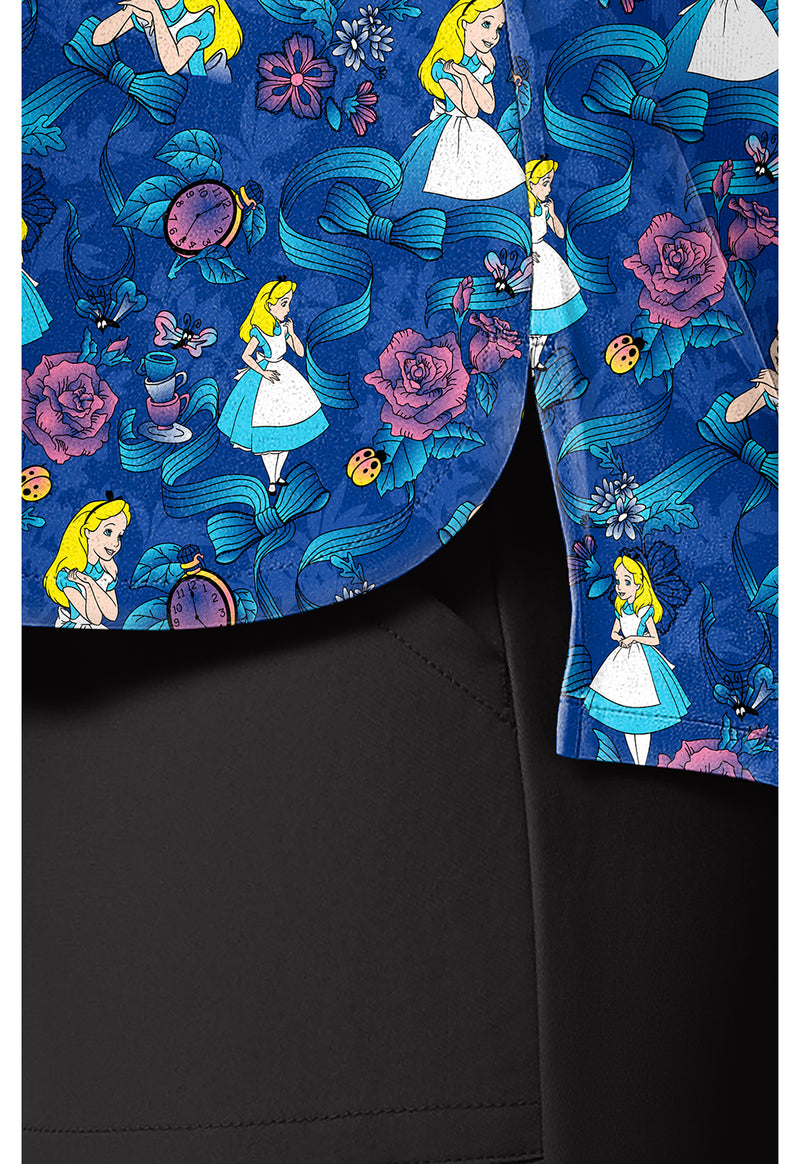 Bow-tanical - Print V-Neck Top (View 4)