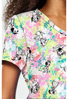 Puppy Pile - Print V-Neck Top (View 3)