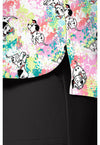 Puppy Pile - Print V-Neck Top (View 4)