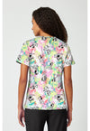 Puppy Pile - Print V-Neck Top (Back)