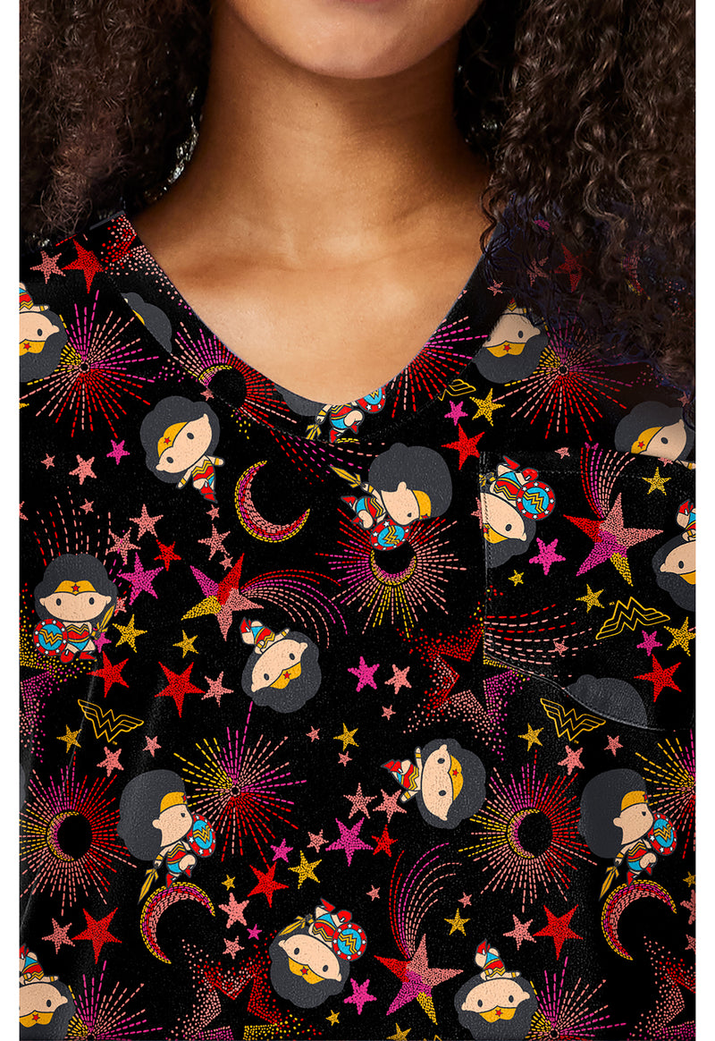 Super Celestial - Print V-Neck Top (View 2)