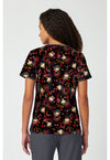 Super Celestial - Print V-Neck Top (Back)