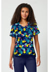 Tropic Of Tweety - Print V-Neck Top
