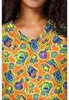 Code 2319 - Print V-Neck Top (View 2)
