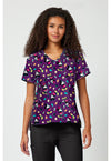 Yummy Freeze - Print V-Neck Top