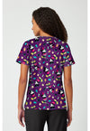 Yummy Freeze - Print V-Neck Top (Back)
