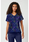 What A Character - Print V-Neck Top