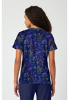 What A Character - Print V-Neck Top (Back)