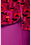 Ears A Geo - Print V-Neck Top (View 4)