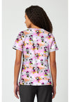 Friend Frolic - Print V-Neck Top (Back)