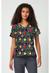 Mickey Jingle - Print V-Neck Top