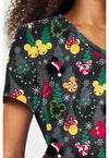 Mickey Jingle - Print V-Neck Top (View 3)