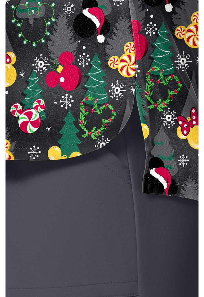 Mickey Jingle - Print V-Neck Top (View 4)
