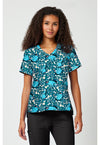 Eeyore Fields - Print V-Neck Top