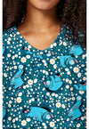 Eeyore Fields - Print V-Neck Top (View 2)