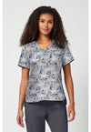 Eeyore Attitude - Print V-Neck Top