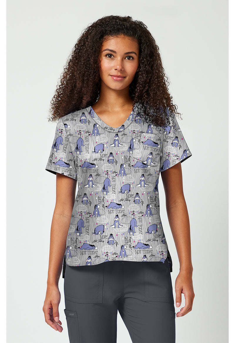 Eeyore Attitude - Print V-Neck Top