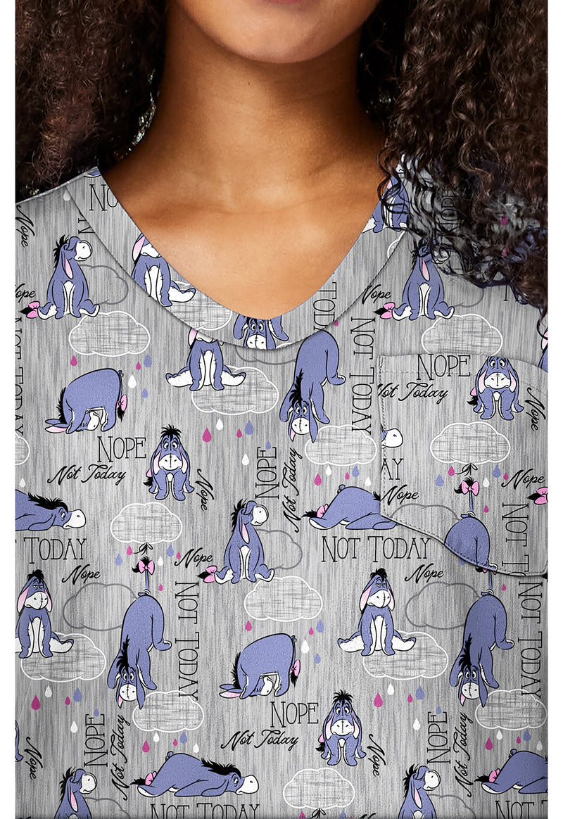 Eeyore Attitude - Print V-Neck Top (View 2)