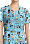 Goodness And Grief - Print V-Neck Top (View 2)