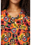 Pumpkin Patches - Print V-Neck Top (View 2)