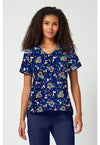 Cool Kindness - Print V-Neck Top