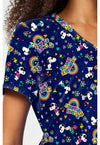 Cool Kindness - Print V-Neck Top (View 3)