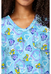 Smurfette Vibes - Print V-Neck Top (View 2)