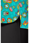 Sunshine Vibes - Print V-Neck Top (View 4)