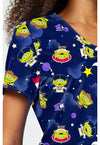 Alien In Disguise - Print V-Neck Top (View 3)
