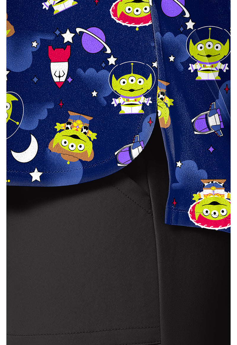Alien In Disguise - Print V-Neck Top (View 4)