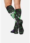Infinitely Buzz - Men's 10-15mmHg Compression Socks (Back)
