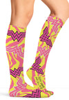Wonderfully Wild - Women's 10-15mmHg Compression Socks