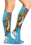Tigger Splash - Women's 10-15mmHg Compression Socks
