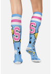 Graduate Smurf - Women's 10-15mmHg Compression Socks (Back)