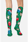 Cookie Ornament - Women's 10-15mmHg Compression Socks (Back)