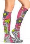 Flower Tinker Bell - Women's 10-15mmHg Compression Socks