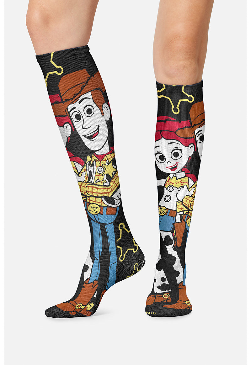 Cowboy Camaraderie - Women's 10-15mmHg Compression Socks