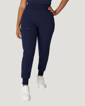 Women's 7 Pocket Yoga Waist Cargo Jogger Scrub Pant