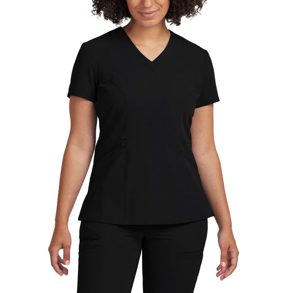White Cross V-Tess Women's 3 Pocket V-Neck Scrub Top for Nursing