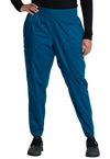 Caribbean Blue - Cherokee WW Revolution Women's Scrub Pants - Front View
