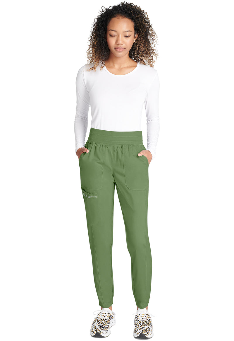 Celery Green - Cherokee Cherokee WW Revolution Women's Scrub Pants - Detail 1 View
