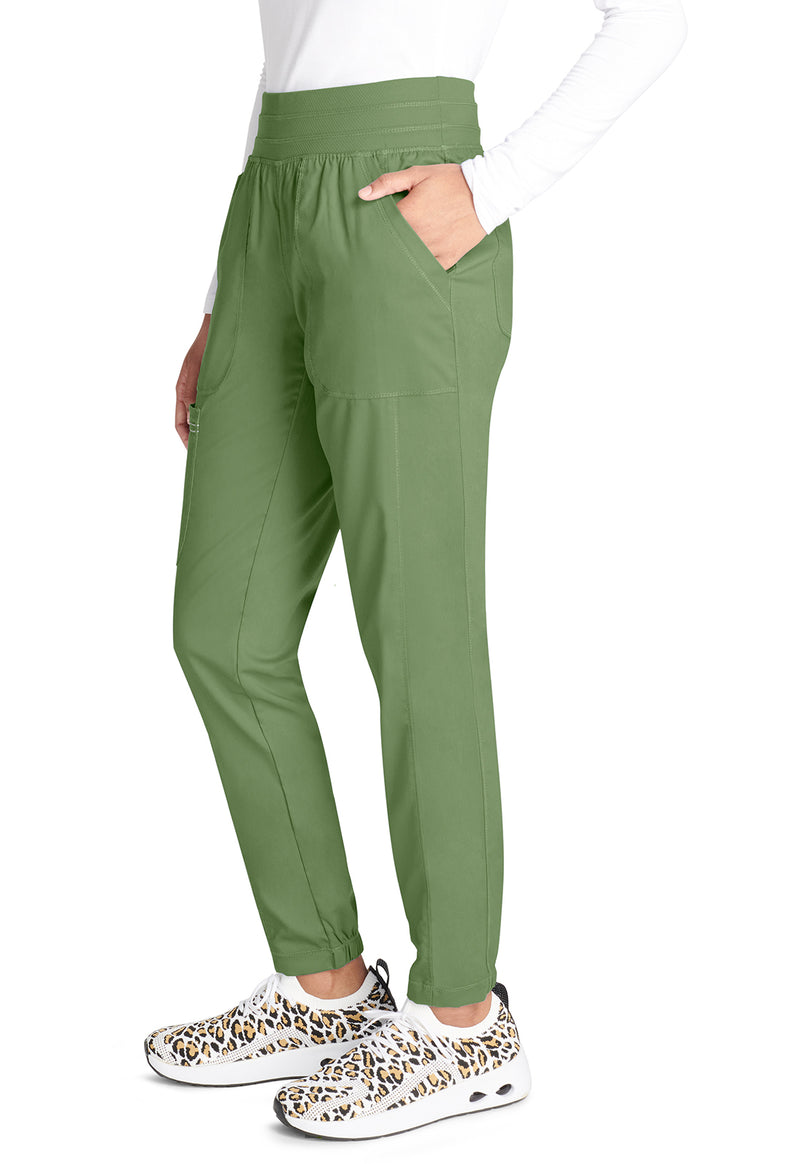 Celery Green - Cherokee Cherokee WW Revolution Women's Scrub Pants - Left Side View