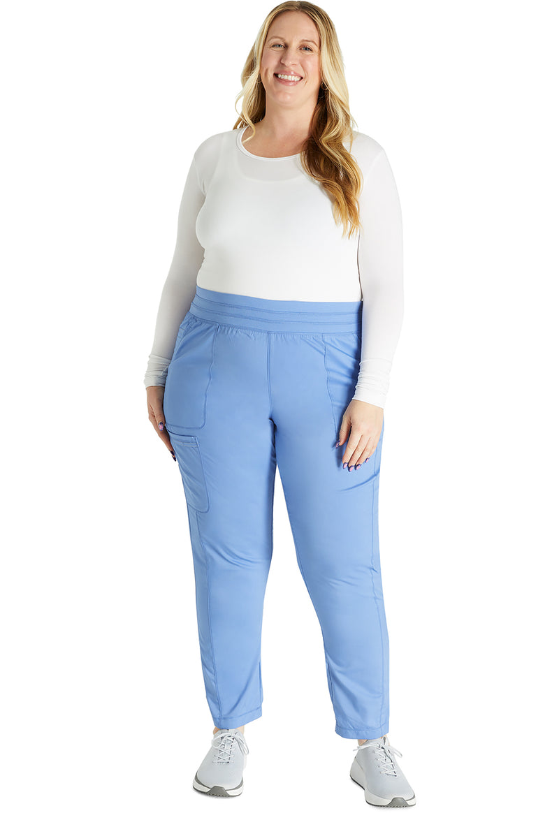 Ciel Blue - Cherokee Cherokee WW Revolution Women's Scrub Pants - Detail 1 View