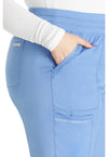 Ciel Blue - Cherokee Cherokee WW Revolution Women's Scrub Pants - Detail 2 View