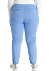 Ciel Blue - Cherokee WW Revolution Women's Scrub Pants - Back View